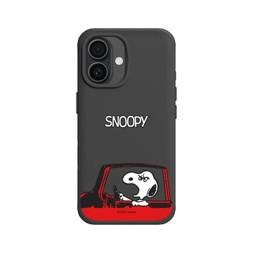 iPhone 16 SolidX 黑 - 史努比 Snoopy - 路怒症