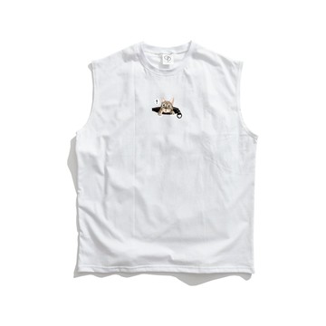 ONE DAY 台灣製 163A17 寬版背心 坦克背心 健身背心 舒服的睡衣