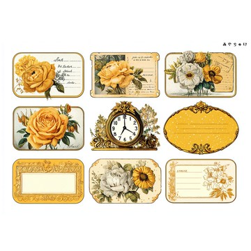 【10月新品】20-103-0067 裁切紙・拼貼素材