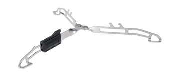 【【蘋果戶外】】MSR 05346 Universal 超輕量爐架 34g 不鏽鋼穩定架 兩段式大小卡槽 高山瓦斯罐架