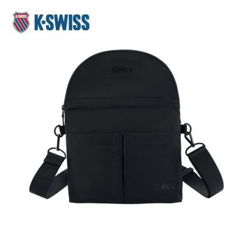 K-SWISS 單肩包 MS PREF CROSSBODY B 運動 小包 中性 男款 女款 黑色 BG673-008