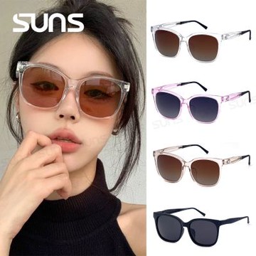 【SUNS】時尚ins偏光太陽眼鏡 可調式鏡腳 明星款墨鏡 防眩光/遮陽/輕盈材質/抗UV400