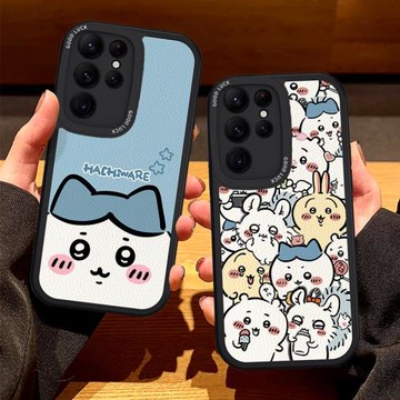 適用三星S25手機殼chiikawa情侶SamsungS24ultra鏡頭全包S23+軟硅膠S20FE吉伊卡哇高級S21皮套女新款S22防摔