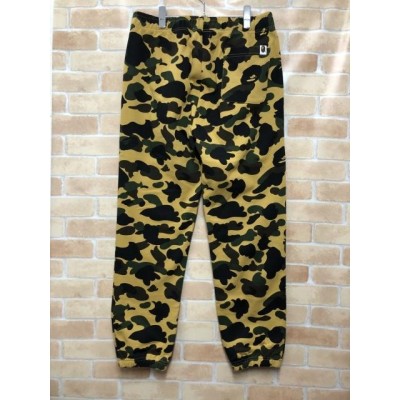 中古】A BATHING APE | アベイシングエイプ まぶしい シャークプリントスウェットパンツ 001PTG301006X ブラック サイズ：