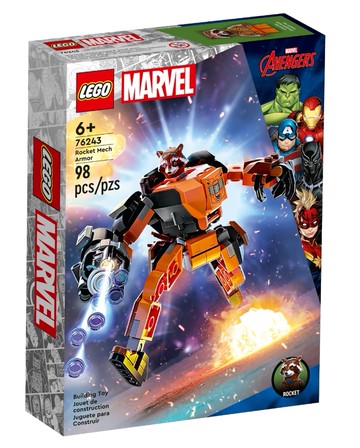 【LEGO 樂高】磚星球〡 76243 漫威系列 火箭浣熊武裝機甲 Rocket Mech Armor