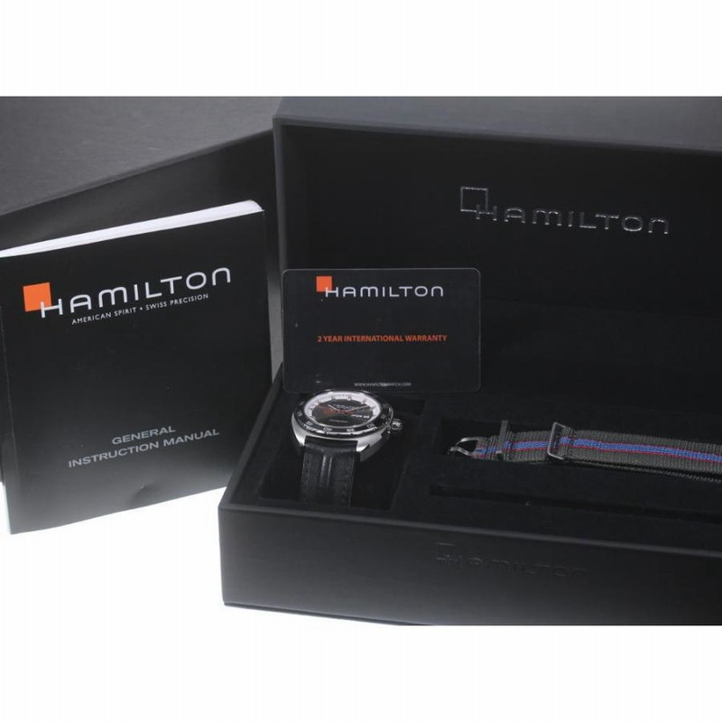 美品※箱付き説明書付き】ハミルトン パンユーロ 時計 召し上がれ 