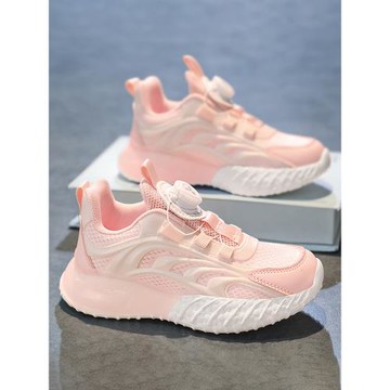 跑步鞋女款夏季2025新款網面透氣輕便減震初中學生運動鞋女孩跑鞋