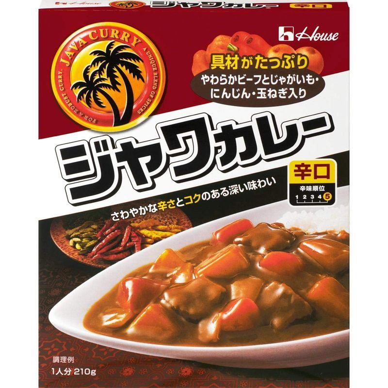 ハウス レトルトジャワカレー 辛口 210g ×10個