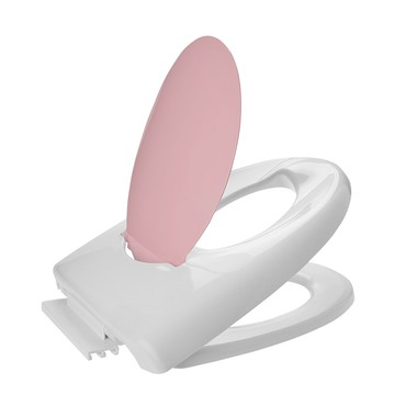 CS Living Breeze 靜音緩降式子母馬桶蓋  嬰幼兒通用馬桶蓋  粉色  1個  385 x 493mm