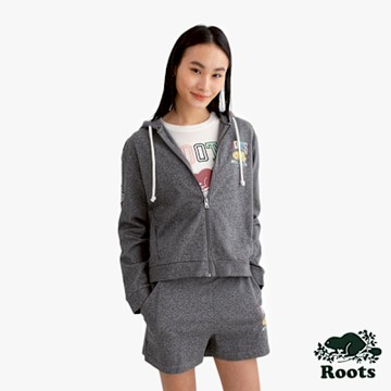 Roots女裝- SPRING DREAMING 連帽外套-灰色