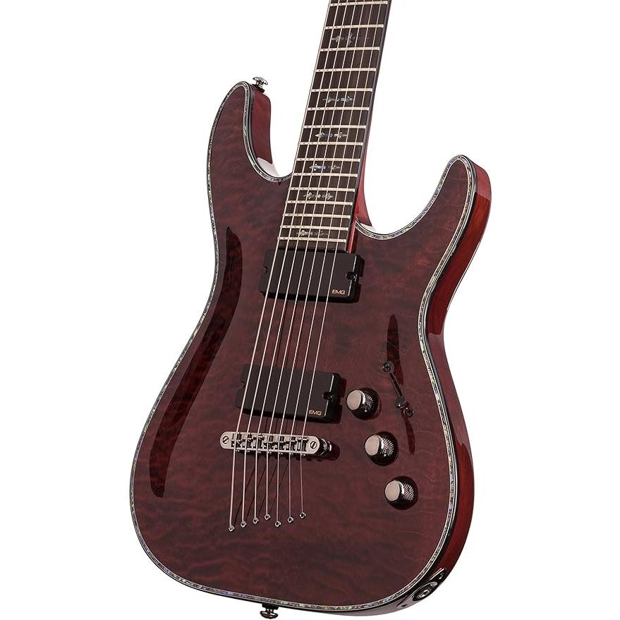 Schecter シェクター Hellraiser C-7 7弦エレキギター (Black Cherry) エレキギター エレクトリックギター (並行輸入)