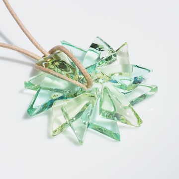 風車玻璃 (風車【爽】) 項鍊【可選繩色、長度】【訂製商品】