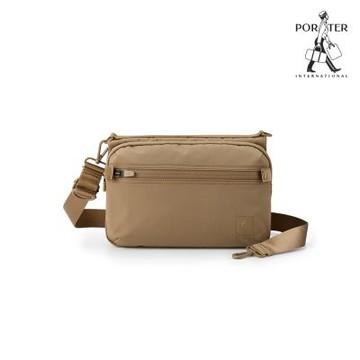 PORTER INTERNATIONAL - 自由探索VENTURE斜背包 - 駝色