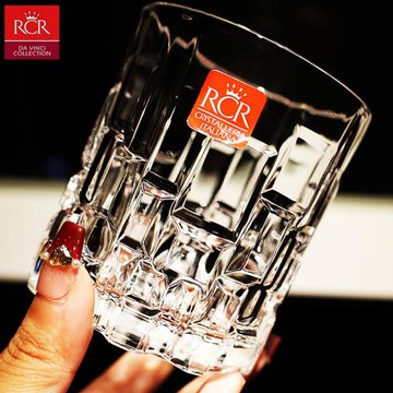 意大利RCR進口水晶玻璃家用葡萄酒香檳杯威士忌洋酒杯高腳紅酒杯
