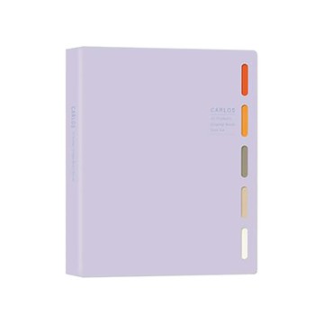 珠友ChuyuA4 PP資料本-內袋加厚40張入/柔紫/HP-53004-02/310x235x25mm