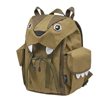 Morn Creations 正版可愛老虎後背包-綠色(M) (BC-202-GN)