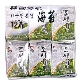 [家速配]海樂多原味海苔5gx12