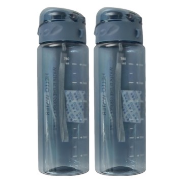 便攜水杯 2個  藍色  1組  780ml