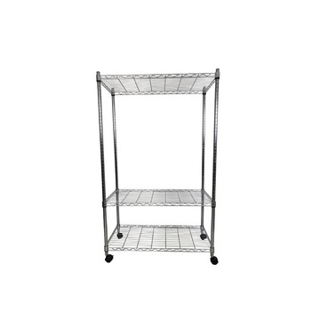 我塑我形 90 x 45 x 140 cm MIT耐重移動式萬用鐵力士鍍鉻三層收納架 置物架 鐵力士架 三層架