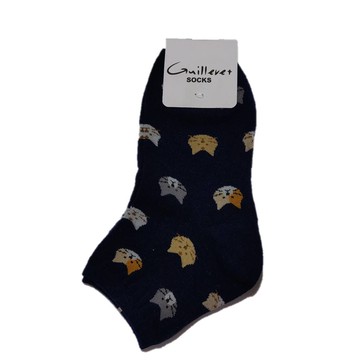 【韓風】猫臉1/2襪-多色可選