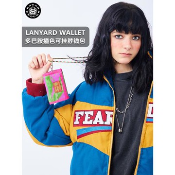 RGH 防盜刷尼龍帆布錢包學生女二合一卡包多巴胺戶外隨身銀包錢夾