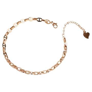 noid-b 女款鋼製豬鼻鏈手鍊  20cm  玫瑰金