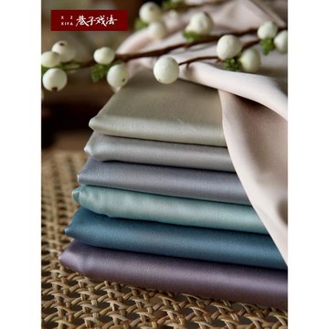 巷子戲法 夏季60支天絲純色床單夏天雙人冰絲被單被罩單床笠床品