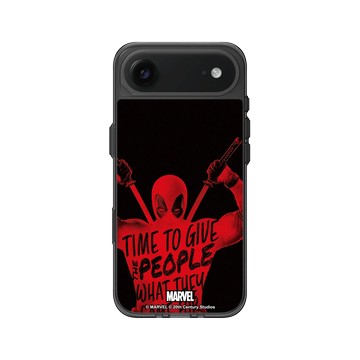 iPhone Air Clear (相機按鈕) 酷墨灰 - 迪士尼-漫威 Marvel - 死侍-It's Deadpool's Time