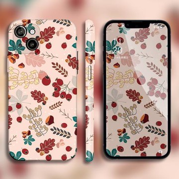 magsafe磁吸適用iphone16promax磨砂蘋果15pro夜光14手機殼新款13全包鏡頭16e薄12保護套11防摔山楂小板栗