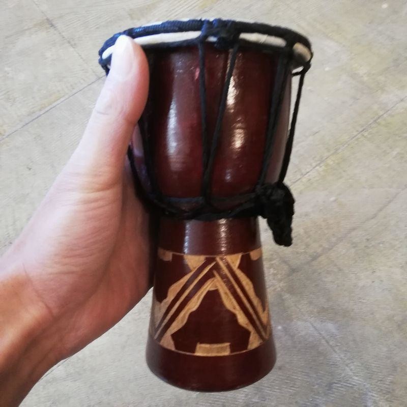 ジャンべ ミニ 楽器 20cm ジェンベ おもちゃ アフリカ太鼓