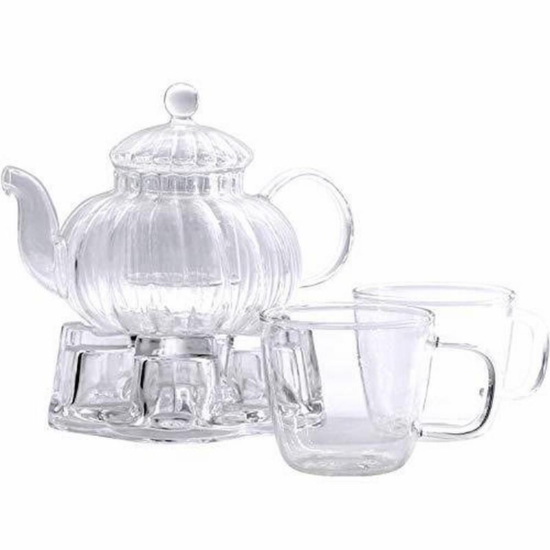 Nature Park ティーフォーツー ウェーブ ティーポット ハート型 ウォーマー付き 耐熱ガラス ティーカップ 2客セット 4点入 フルーツティ 通販 Lineポイント最大0 5 Get Lineショッピング