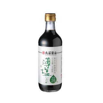 丸莊薄鹽無添加釀造醬油450ml