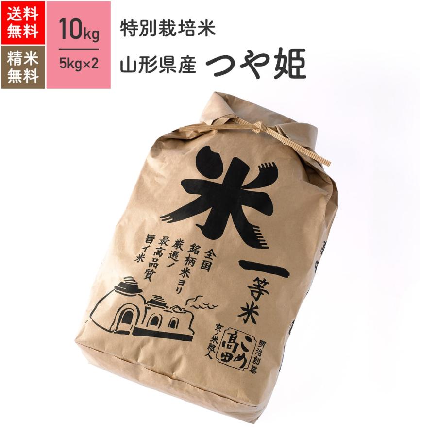 米 お米 10kg つや姫 山形県産 特別栽培米 5年産