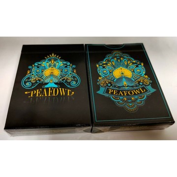 【USPCC 撲克】Peafowl Black Playing Cards 撲克-S103227999425