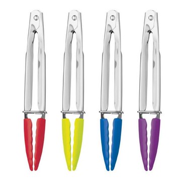 《Colourworks》迷你不沾餐夾(18cm) | 料理夾 分菜夾 食品夾