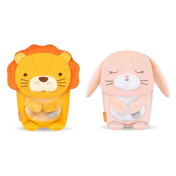 *Tiger Family 動動好朋友 幼兒背包-粉紅小兔/毛茸獅寶