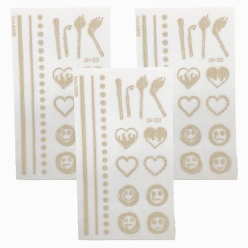 草本 半永久防水 紋身刺青貼紙 UH-031-105x60mm  3張