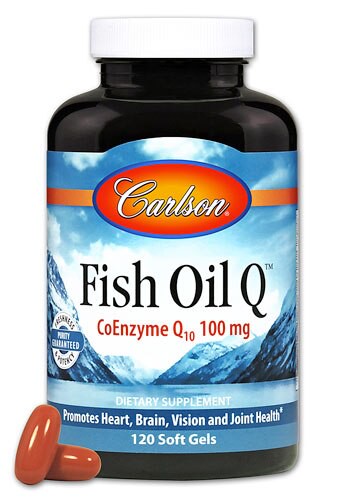 Carlson Fish Oil Q 120 Softgel Capsules