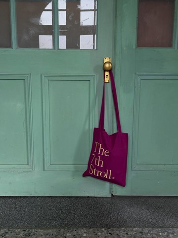 The 7th Stroll 第七次散步 雙面刺繡 托特袋 帆佈袋 仲夏夜