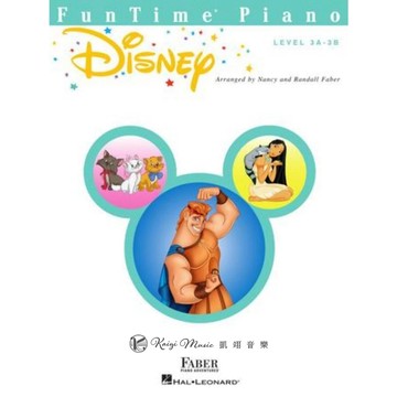 【凱翊︱HL】芬貝爾鋼琴教程 迪士尼鋼琴樂譜 3A-3B級 Faber Piano Disney Level3A3B