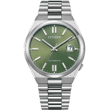 CITIZEN Mechanical PANTONE限定 時尚機械腕錶-NJ0158-89Z/綠40mm