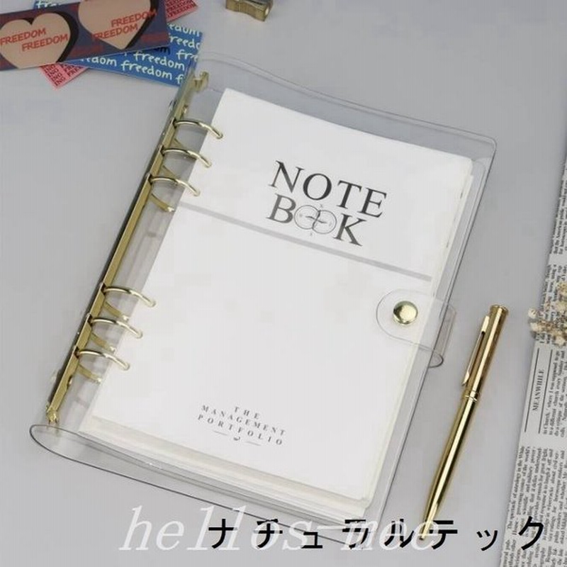 バインダーa6ゴールドリングファイルファイルルーズリーフかわいいおしゃれきれい韓国文房具韓国風ふせんフセンステーショナリーstudywithme 通販 Lineポイント最大0 5 Get Lineショッピング