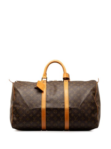 Louis Vuitton Pre-Owned - 1996 Keepall 50 travel bag - women - Canvas/Leather - One Size - Brown