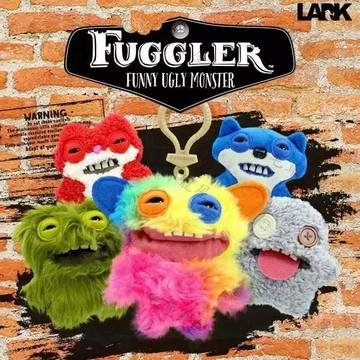 【FUGGLER】放克牙寶 盲盒玩具 鑰匙圈 吊飾娃娃 絨毛玩偶 醜萌搞怪 大牙齒公仔 公仔 吊娃 玩偶 牙齒怪