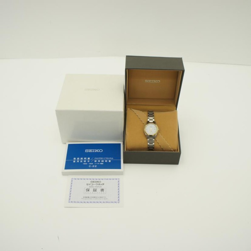 SEIKO セイコー/エクセリーヌ/レディース/電波ソーラー/SWCW148/830***/ABランク/75【中古】 | LINEブランドカタログ