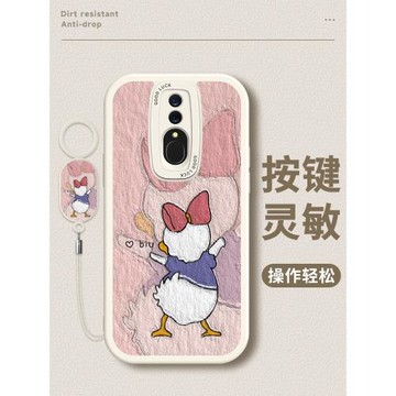 適用OPPOA9手機殼指環可愛黛絲OPPOK10/K9新款卡通K11/K12全包A5/A7保護套A11S男女K5K3K7情侶軟硅膠X防摔PRO