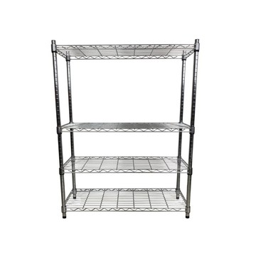 Top queen 【Top queen】35 x 90 x 120 cm 四層鐵力士鍍鉻萬用收納架