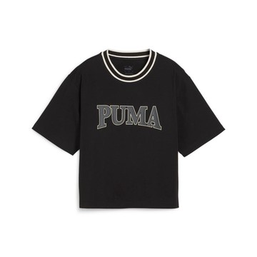 【PUMA官方旗艦】基本系列Puma Squad圖樣短袖T恤 女性 67790301
