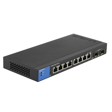 Linksys 昌運監視器 LGS310C-TW 8埠 L2管理型 Gigabit 超高速乙太網路交換器（鐵殼）
