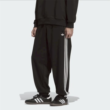 【ADIDAS】HEAVY K JOGGER 黑 運動長褲 厚磅 男款 復古 縮口 三線褲  KC0118